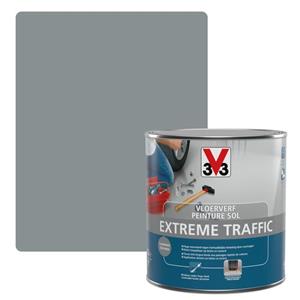 V33 Vloerverf Binnen En Buiten Extreme Traffic Schiste Zijdeglans 500ml