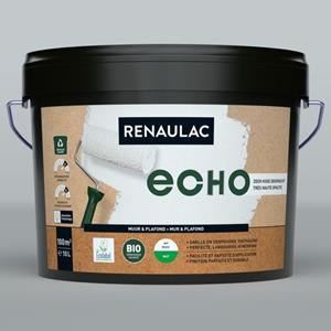 Renaulac Muur- En Plafondverf Echo Bio Mat Wit 10l