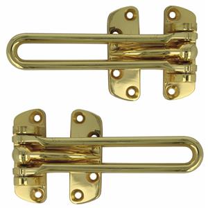 AMIG kierstandhouder - 2x - 120mm - goud - incl schroeven - inbraakbeveiliging -