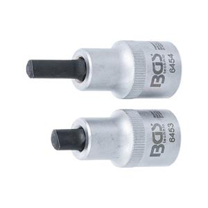 bgstechnic Spreiz-Einsatz-Satz f&uuml;r Federbeinklemmung Antrieb Innenvierkant 12,5 mm (1/2) 5 x 7 mm + 5,5 x 8,2 mm 2-tlg.