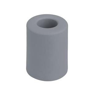 Deltafix Deurbuffer - deurstopper - grijs - rubber - 50 x 35 mm - schroefbevestiging -