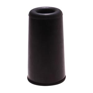 Deltafix Deurbuffer - deurstopper - zwart - rubber - 75 x mm - schroefbevestiging -