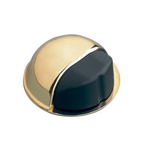 AMIG Deurstopper/deurbuffer - 1x - D50mm - zelfklevend - goud  -