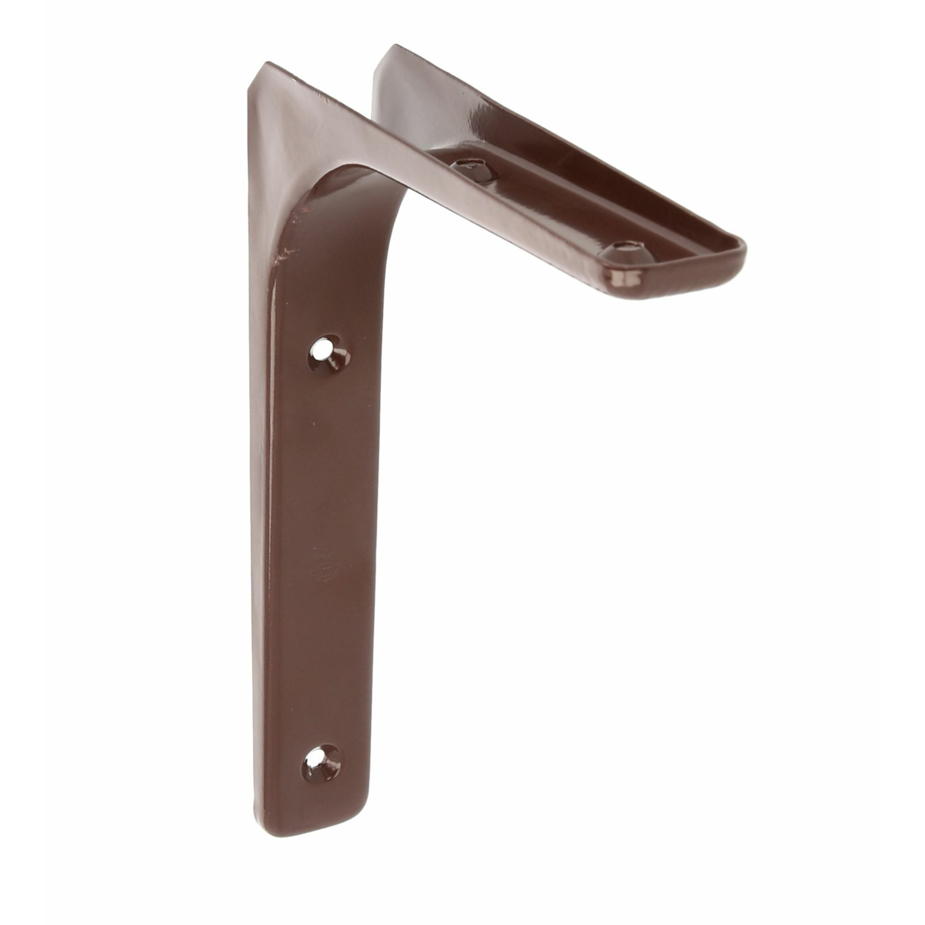 AMIG Plankdrager/planksteun van metaal - gelakt bruin - H150 x B200 mm -