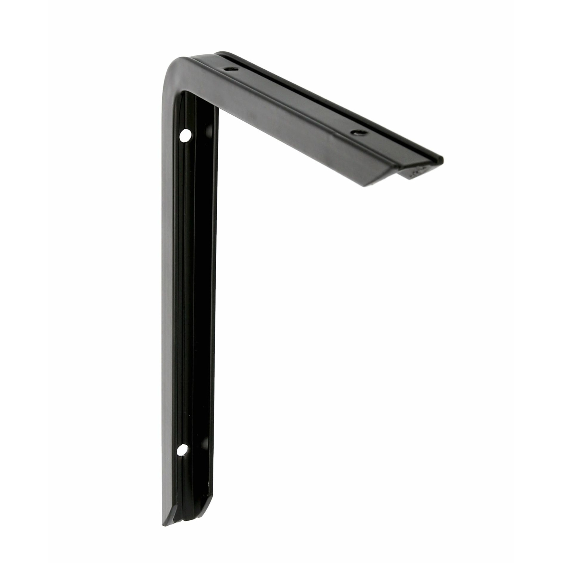 AMIG Plankdrager/planksteun - aluminium - gelakt zwart - H120 x B80 mm - max gewicht 75 kg -