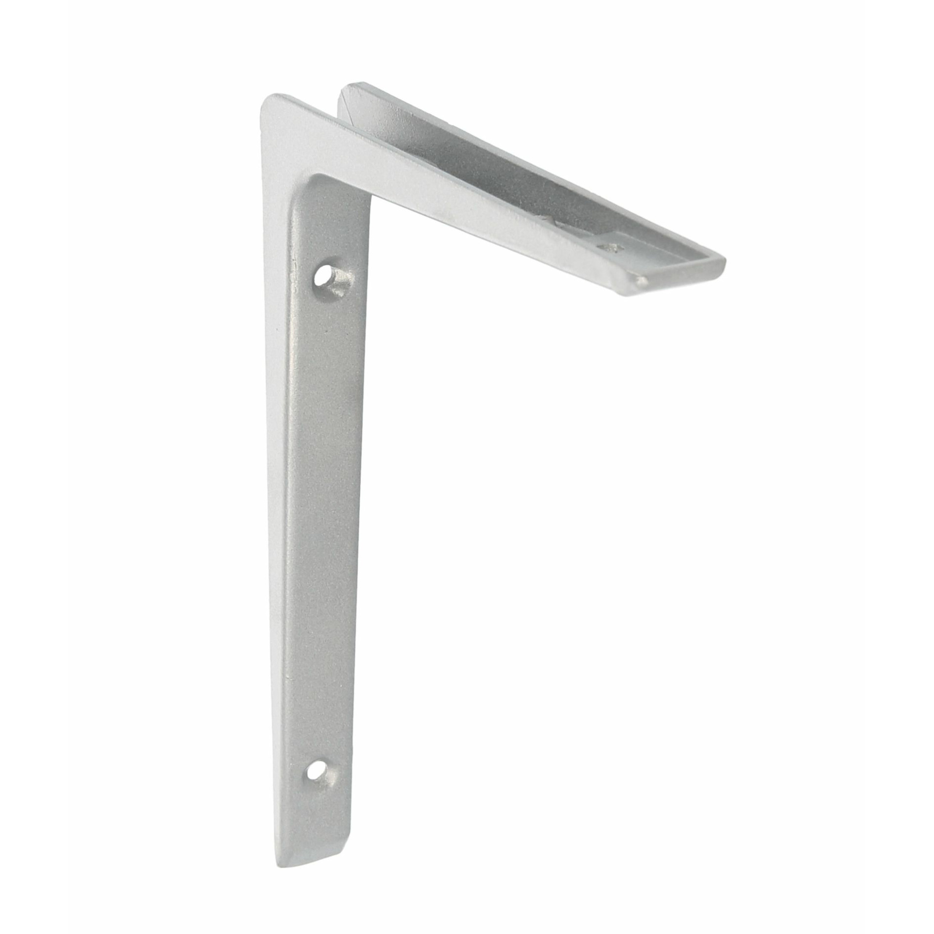 AMIG Plankdrager/planksteun van aluminium - gelakt zilvergrijs - H150 x B100 mm -