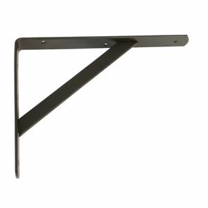 AMIG Plankdrager/planksteun van metaal - gelakt zwart - H250 x B200 mm - Tot 320 kg -