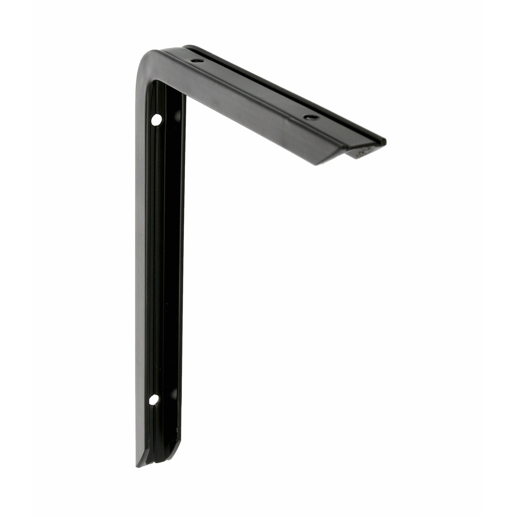 AMIG Plankdrager/planksteun - aluminium - gelakt zwart - H200 x B150 mm - max gewicht 60 kg -