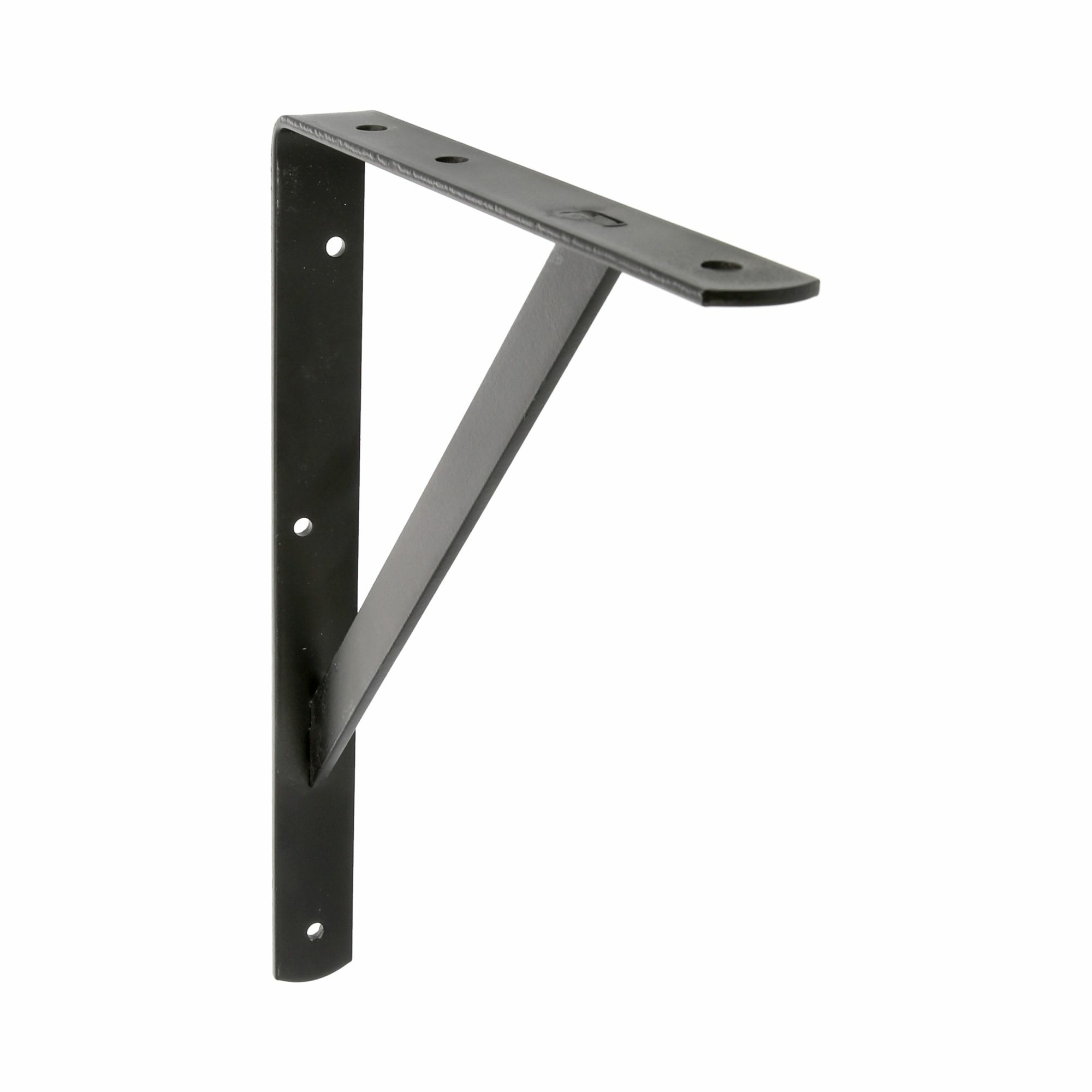 AMIG Plankdrager/planksteun van metaal - gelakt zwart - H300 x B225 mm - Tot 260 kg -
