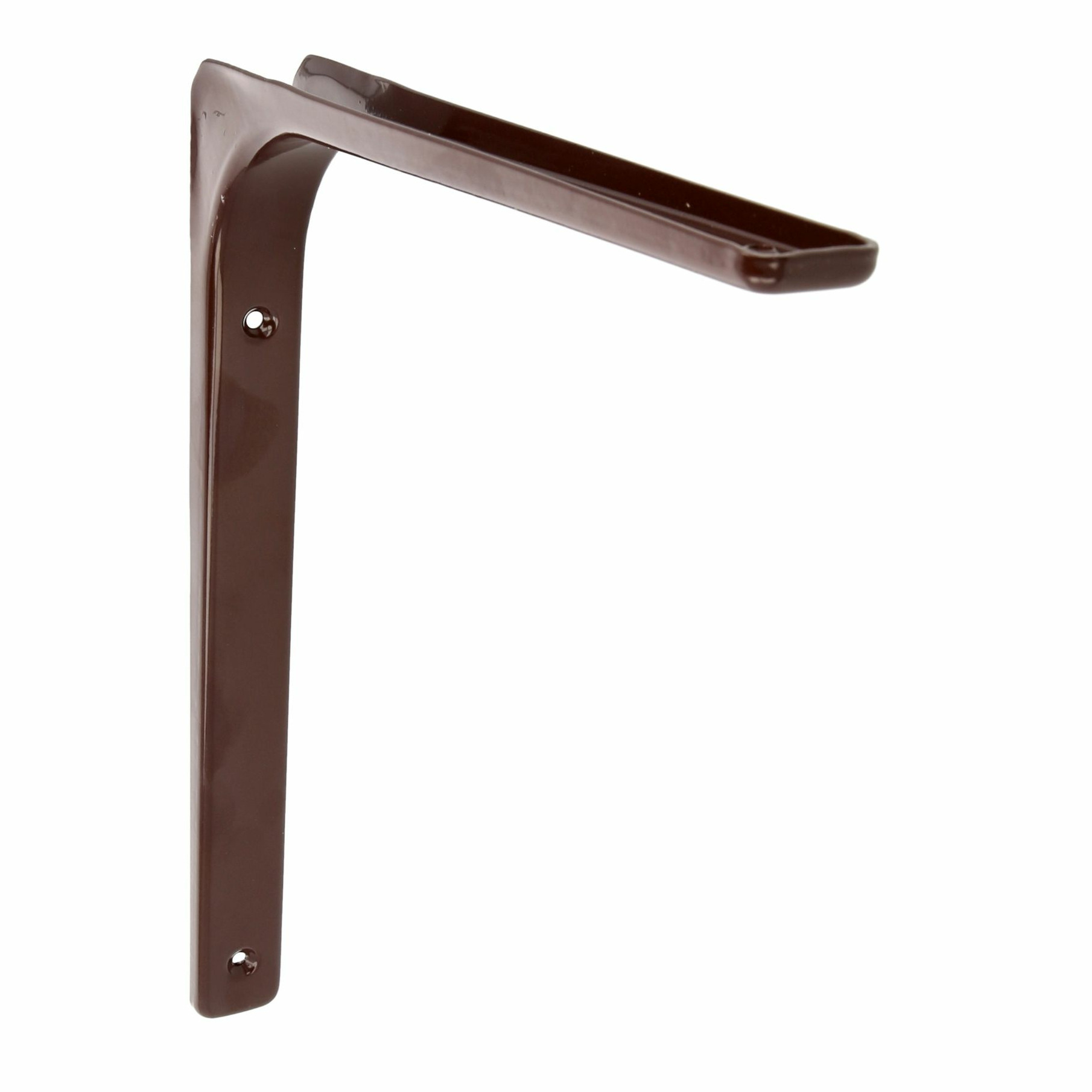 AMIG Plankdrager/planksteun van metaal - gelakt bruin - H250 x B300 mm -
