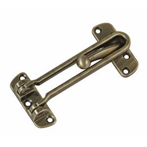 kierstandhouder - 1x - 120mm - antiek messing - incl schroeven - inbraakbeveiliging -