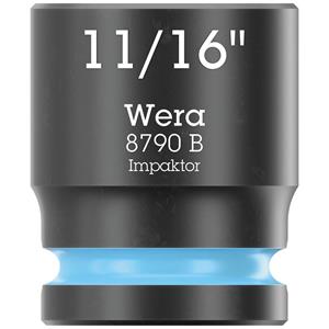 Wera 8790 B Impaktor 05005521001 Dop (zeskant) Dopsleutelinzetstuk 11/16 1 stuks 3/8