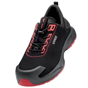 Uvex S3L PUR W11 6803243 Sicherheitshalbschuh S3L Schuhgröße (EU): 43 Schwarz, Rot 1 Paar