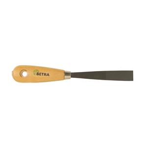 BETRA Plamuurmes - werkbreedte 20 mm - conisch geslepen staal - houten greep -