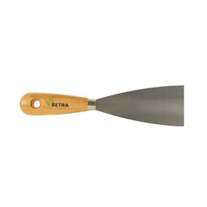 BETRA Plamuurmes - werkbreedte 60 mm - conisch geslepen staal - houten greep -