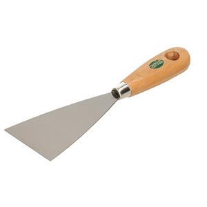 AMIG Plamuurmes - werkbreedte 70 mm - conisch geslepen staal - houten greep -