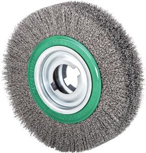 Lessmann 377089 Ronde borstel D. 250 mm draaddikte 0,35 mm VA 60 mm 3600min 1 stuk(s)