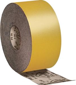 Klingspor Schleifpapier-Rolle K80 115mmx50m PS30 gelb 174089 Schuurpapierrol Korrelgrootte 80 (l x b) 50 m x 115 mm 1 stuk(s)