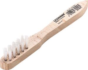 Lessmann Zündkerzenbürste 155x15mm Polyamid glatt 0,30mm, 3 Reihen, Holz Bougieborstel Nylon PA 6.6 150 mm 1 stuk(s)