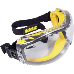 Dewalt DPG82-11D EU Schutzbrille mit Antibeschlag-Schutz Schwarz, Gelb EN 166 DIN 166