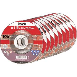 Kwb 792195 Trennscheibe gerade 115mm 10 St. Stein