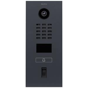 DoorBird D2101FV Fingerprint 50 IP-Video-Türsprechanlage LAN Außeneinheit Edelstahl, RAL 7016 (sei