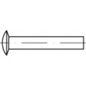 TOOLCRAFT 112341 Linsenniete (Ø x L) 3.5mm x 8mm Stahl 1000St.
