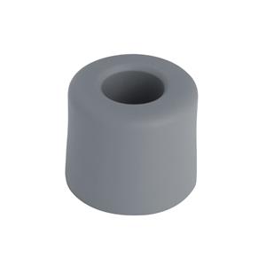 Deltafix Deurbuffer - deurstopper - grijs - rubber - 30 x 25 mm - schroefbevestiging -