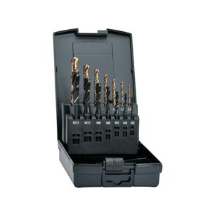 Exact 43679 Maschinengewindebohrer-Set 14teilig metrisch Rechtsschneidend DIN 371, DIN 376 HSS-E 35�