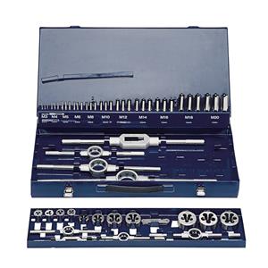 eventusbyexact Eventus by Exact 10733 Gewindeschneidsatz 59teilig HSS metrisch M3, M4, M5, M6, M8, M10, M12, M14, M