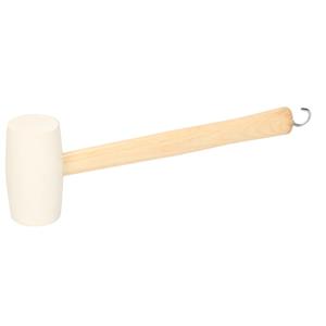 Gebro Rubberen hamer / campinghamer met haringtrekker haak 27 cm -
