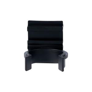 Interfer Plinthouder Stelpoot Plastic Zwart 4 Stuks