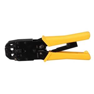 Toolland Professionele Krimptang, Voor Rj10,, Geel