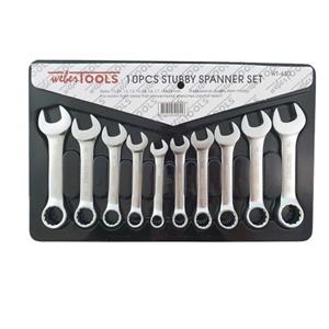 WEBER TOOLS Steekringsleutel Set Stubby 10 T/m 19 Mm (wt-430)