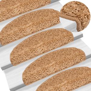 VidaXL Trapmatten 10 st 65x21x4 cm beige