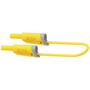 Electro PJP 2710-IEC-CD1-100J Meetsnoer [Banaanstekker 4 mm - Banaanstekker 4 mm] 1.00 m Geel 1 stuk(s)