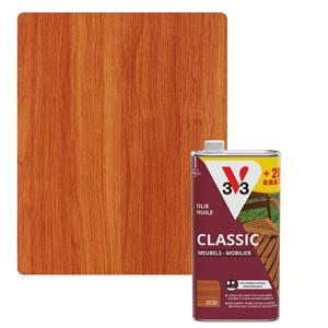 V33 Olie Tuinmeubilair Teak Mat 1l + 20%