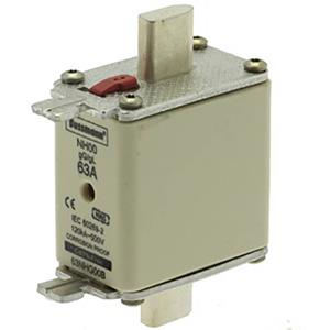 Eaton 63NHG00B NH-zekering Met mechanische beveiligingsweergave Geschikt voor Zekeringsgrootte 000-4 Afmeting zekering : 00 63 A 500 V 3 stuk(s)