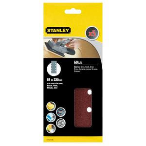 Stanley Schuurstroken Vlakschuurmachine Sta31126-xj 93x230mm K60 5 Stuks