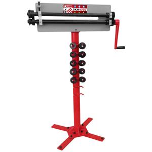 Holzmann Maschinen Holzmann-sikkenmachine  SKM470S Zacht staal: 0,8 mm, roestvrij staal: 0,5 mm, koud gebogen staal: 0,6 mm, aluminium: 1,3 mm, messing zacht: