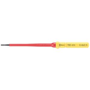 Wera Kraftform Kompakt VDE 60 i 0,4 x 2,5 x 157 mm TIE Elektronica Plat Verwisselbare kling 2.5 mm