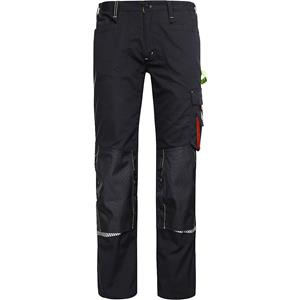 Stenso 4801-40-60 Prisma „All seasons”-kraagbroek 35% BW, 65% polyester, 270 g/m2, versterkte delen: 600D, zwart, grootte 60 Zwart Maat: 60