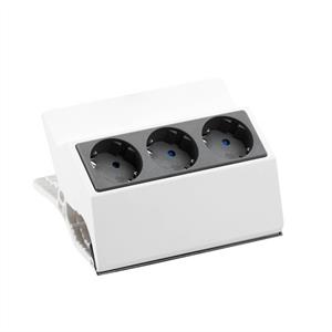 BACHMANN Steckdosenleiste , PEGGY, , 3-fach, mit Klemme
