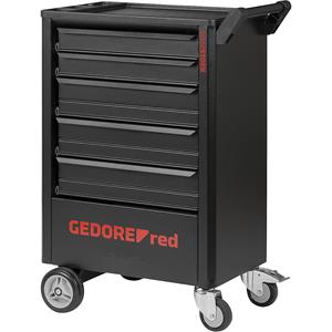 Gedore R20152205 Werkplaatswagen Plaatstaal Kleur (specifiek): Zwart