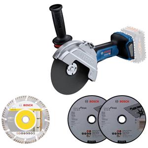 Bosch Akku-Winkelschleifer BITURBO GWS 18V-180 P Professional solo, Ø 180mm