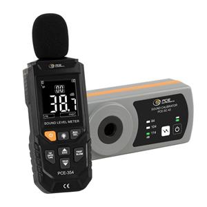PCE-354-SC43 Decibelmeter Datalogger 30 - 130 dB 20 Hz (min)