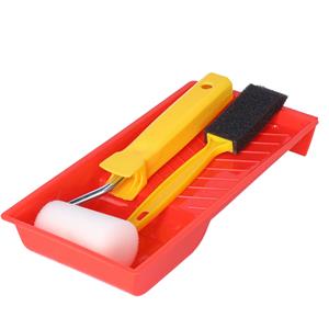 CM Verfroller set - beugel en sponskwast - 21 x 10 x 3.5  - kleine verfrollers -