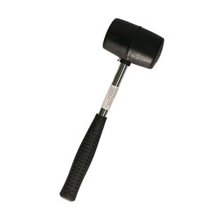 CM Rubberen hamer - rubber - zilver/zwart - tenthamer/straathamer - 26  -