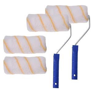 FX Tools Verfrollers 15 cm voor muren met beugel - 4x - Schilderen materiaal - Muurverf -