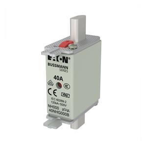 Eaton 40NHG000B NH-zekering Met mechanische beveiligingsweergave Afmeting zekering : 000 40 A 500 V 3 stuk(s)